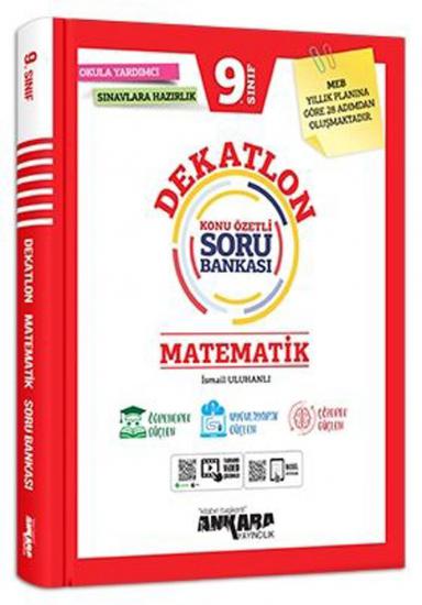 Ankara Yayıncılık 9. Sınıf Matematik Dekatlon Soru Bankası